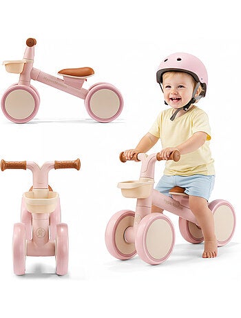 Draisienne Enfant 4 Roues HyperMotion Tobi Mini avec Panier dès 12 mois