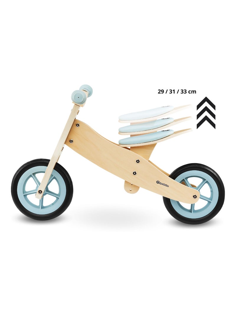 Draisienne Enfant en bois,  Tricycle Evolutif 3 ou 2 Roues, 30 KG max- Premier Vélo N/A - Kiabi