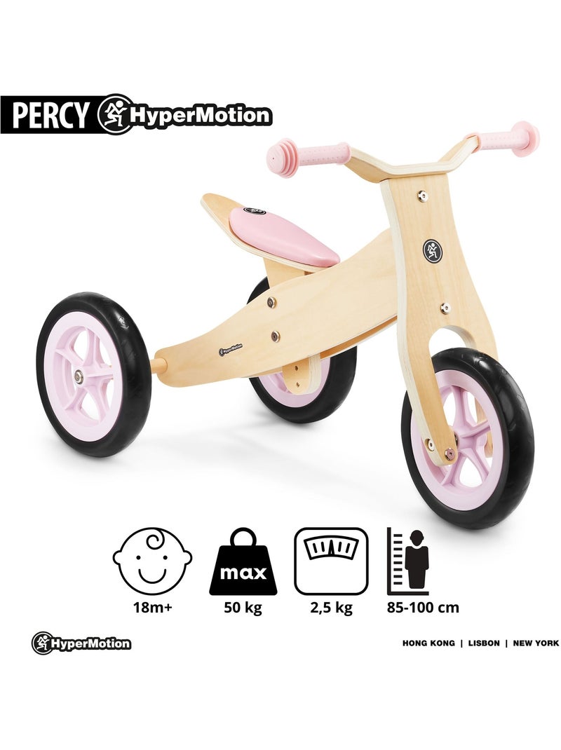 Draisienne enfant en bois, tricycle evolutif 3 ou 2 roues, max 30 kg- premier vélo N/A - Kiabi