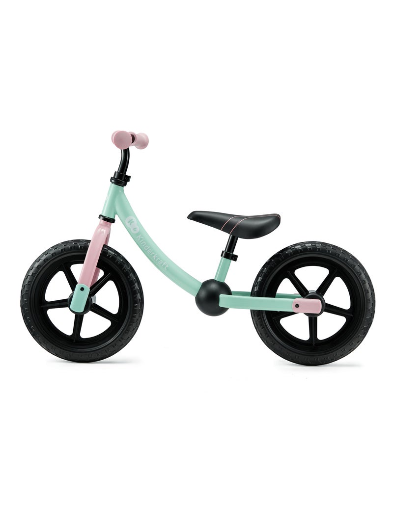 Draisienne enfant grandes roues tout terrain réglable Menthe - Kiabi