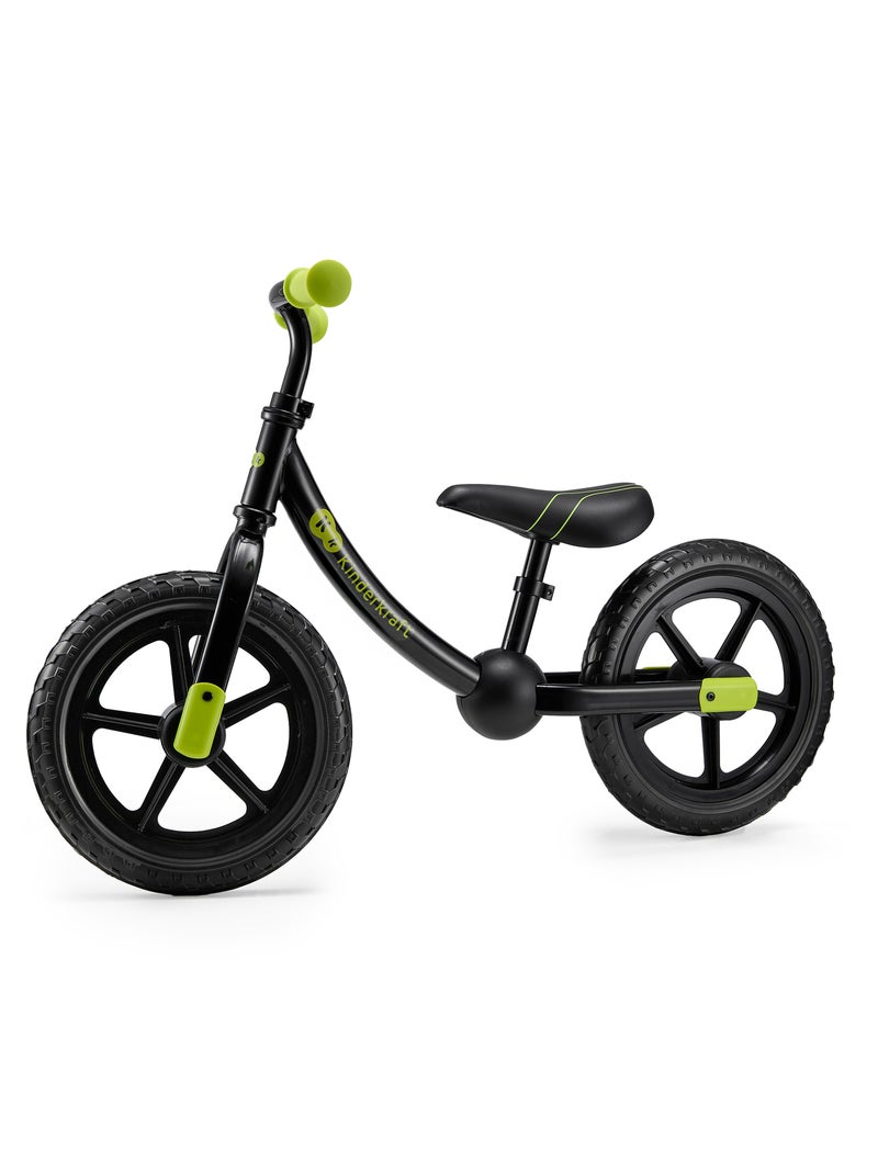 Draisienne enfant grandes roues tout terrain réglable Noir - Kiabi