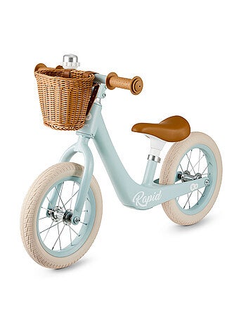 Draisienne retro avec panier et clochette