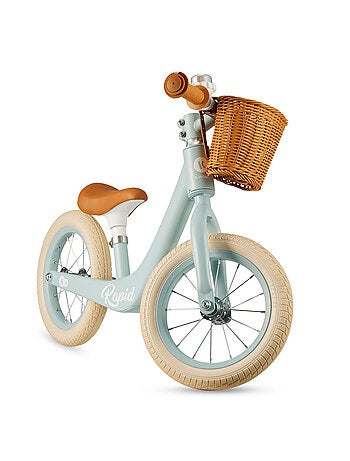 Draisienne retro avec panier et clochette