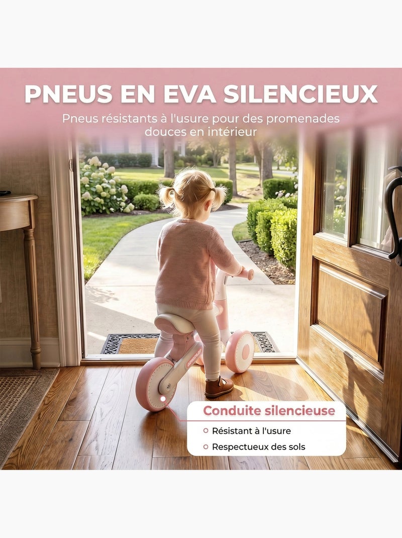 Draisienne enfant pliable réglable Rose - Kiabi
