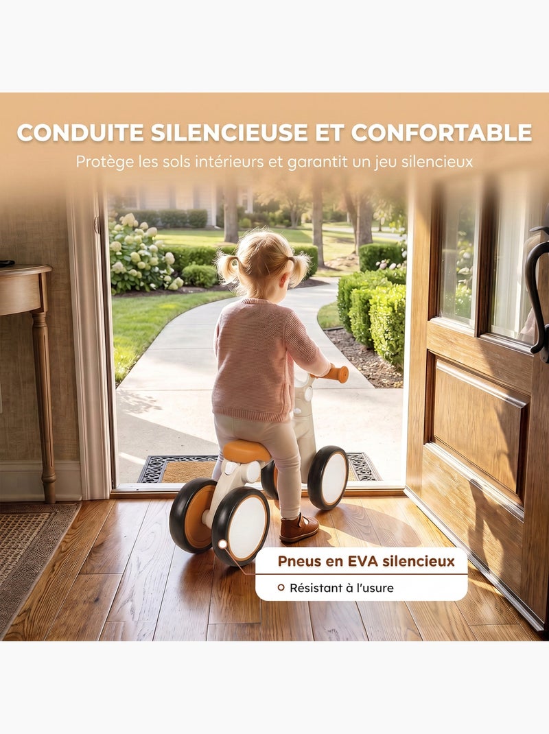 Draisienne enfant pliable selle guidon réglables Beige - Kiabi
