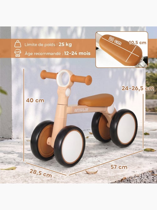 Draisienne enfant pliable selle guidon réglables - Kiabi