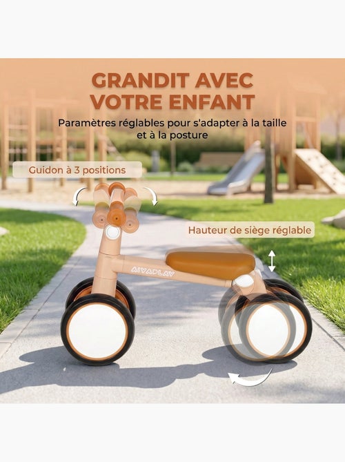 Draisienne enfant pliable selle guidon réglables - Kiabi