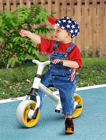 Draisienne enfant selle réglable roues EVA acier