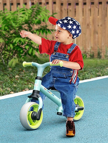 Draisienne enfant selle réglable roues EVA acier