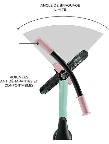 Draisienne Kinderkraft 2WAY NEXT avec roues EVA tout-terrain, selle et guidon réglables