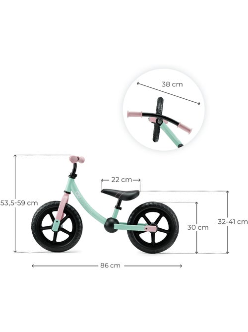 Draisienne Kinderkraft 2WAY NEXT avec roues EVA tout-terrain, selle et guidon réglables - Kiabi Draisienne Kinderkraft 2WAY NEXT avec roues EVA tout-terrain, selle et guidon réglables - Kiabi