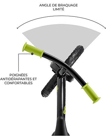 Draisienne Kinderkraft 2WAY NEXT avec roues EVA tout-terrain, selle et guidon réglables