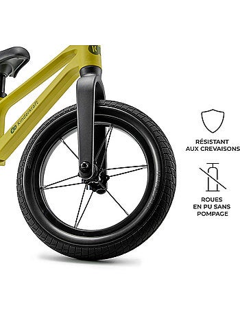 Draisienne Kinderkraft ETER avec Selle Réglable, Roues PU 12 Pouces et Cadre en Nylon Léger
