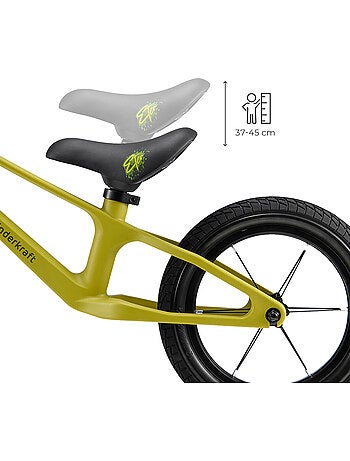 Draisienne Kinderkraft ETER avec Selle Réglable, Roues PU 12 Pouces et Cadre en Nylon Léger