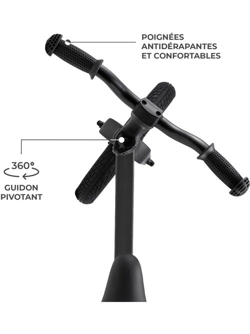 Draisienne Kinderkraft ETER avec Selle Réglable, Roues PU 12 Pouces et Cadre en Nylon Léger - Kiabi
