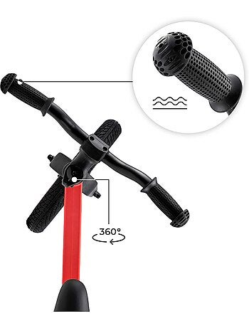 Draisienne Kinderkraft ETER avec Selle Réglable, Roues PU 12 Pouces et Cadre en Nylon Léger