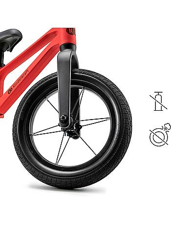 Draisienne Kinderkraft ETER avec Selle Réglable, Roues PU 12 Pouces et Cadre en Nylon Léger