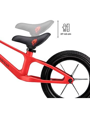 Draisienne Kinderkraft ETER avec Selle Réglable, Roues PU 12 Pouces et Cadre en Nylon Léger