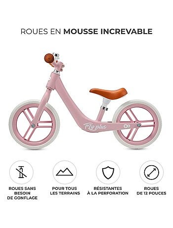 Draisienne Kinderkraft FLY PLUS avec Selle Réglable, Cadre en Magnésium et Roues EVA 30 cm