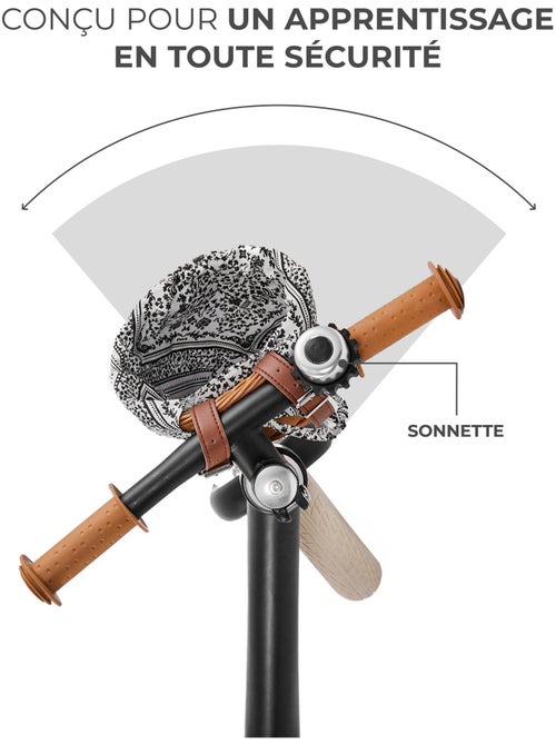 Draisienne Kinderkraft RAPID 2 avec cadre en magnésium, selle réglable, panier rétro et sonnette - Kiabi Draisienne Kinderkraft RAPID 2 avec cadre en magnésium, selle réglable, panier rétro et sonnette - Kiabi