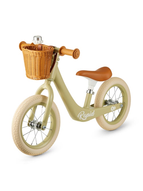 Draisienne Kinderkraft RAPID 2 avec cadre en magnésium, selle réglable, panier rétro et sonnette - Kiabi