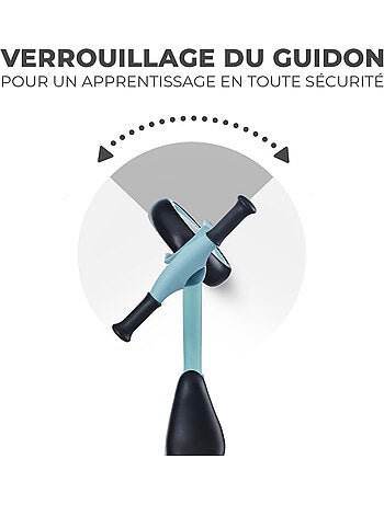 Draisienne Kinderkraft TOVE légère avec selle réglable, roues EVA increvables et pliage rapide