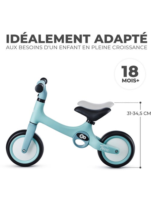 Draisienne Kinderkraft TOVE légère avec selle réglable, roues EVA increvables et pliage rapide - Kiabi Draisienne Kinderkraft TOVE légère avec selle réglable, roues EVA increvables et pliage rapide - Kiabi