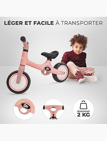 Draisienne Kinderkraft TOVE légère avec selle réglable, roues EVA increvables et pliage rapide