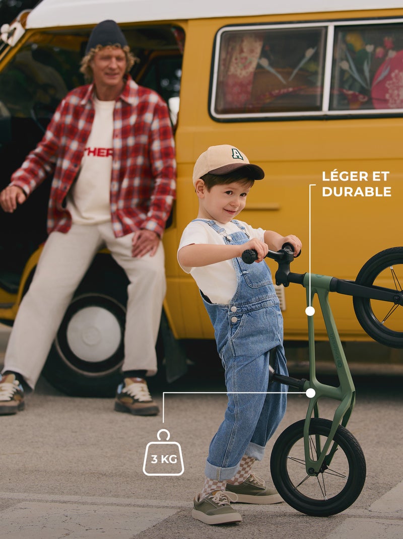 Draisienne légère et résistante avec selle réglable enfant Noir - Kiabi