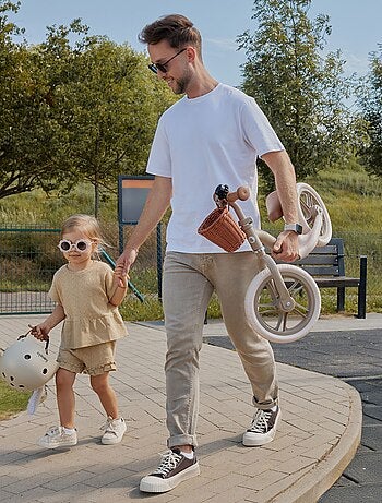 Draisienne LIONELO Alex Plus - Léger - Selle confortable - Réglable - Panier et Sonnette inclus