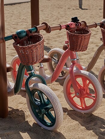 Draisienne LIONELO Alex Plus - Léger - Selle confortable - Réglable - Panier et Sonnette inclus