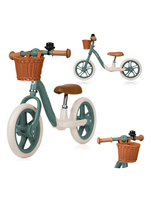 Draisienne  LIONELO Alex Plus - Léger - Selle confortable - Réglable - Panier et Sonnette inclus - Kiabi