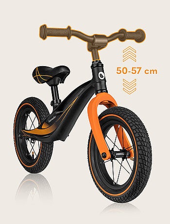 Draisienne LIONELO Bart Air- Vélo enfant - Jusqu'à 30 kg - Légère - Réglage du guidon et de la selle
