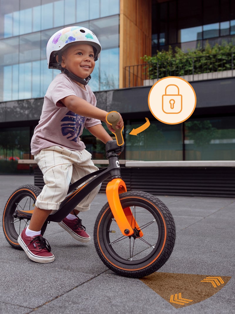 Draisienne LIONELO Bart Air- Vélo enfant - Jusqu'à 30 kg - Légère - Réglage du guidon et de la selle Vert - Kiabi