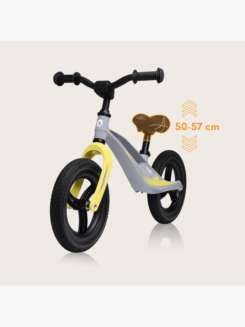 Draisienne LIONELO Bart Tour - Jusqu'à 30 kg - Légère - Réglage du guidon et de la selle Gris - Kiabi