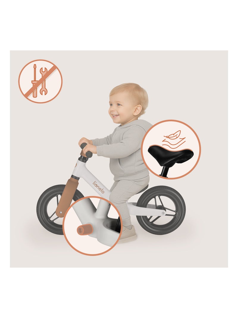 Draisienne LIONELO Toni - Vélo bébé - Léger - À partir de 18 mois - Guidon et selle réglage Beige - Kiabi