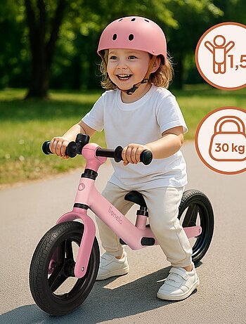 Draisienne LIONELO Toni - Vélo bébé - Léger - À partir de 18 mois - Guidon et selle réglage