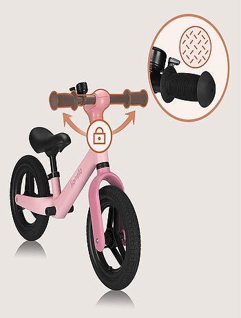 Draisienne LIONELO Toni - Vélo bébé - Léger - À partir de 18 mois - Guidon et selle réglage