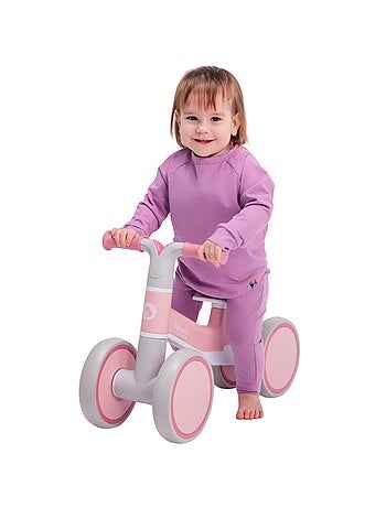 Draisienne LIONELO Villy - Vélo enfant - 4 Roues - Amorti à l'Avant - Siège Ergonomique