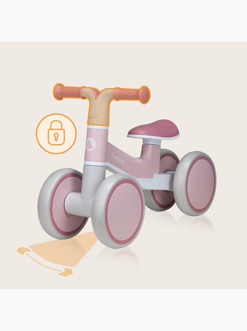 Draisienne LIONELO Villy - Vélo enfant - 4 Roues - Amorti à l'Avant - Siège Ergonomique - Kiabi Draisienne LIONELO Villy - Vélo enfant - 4 Roues - Amorti à l'Avant - Siège Ergonomique - Kiabi