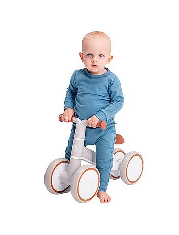 Draisienne LIONELO Villy - Vélo enfant - 4 Roues - Amorti à l'Avant - Siège Ergonomique