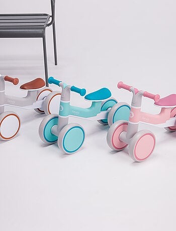 Draisienne LIONELO Villy - Vélo enfant - 4 Roues - Amorti à l'Avant - Siège Ergonomique