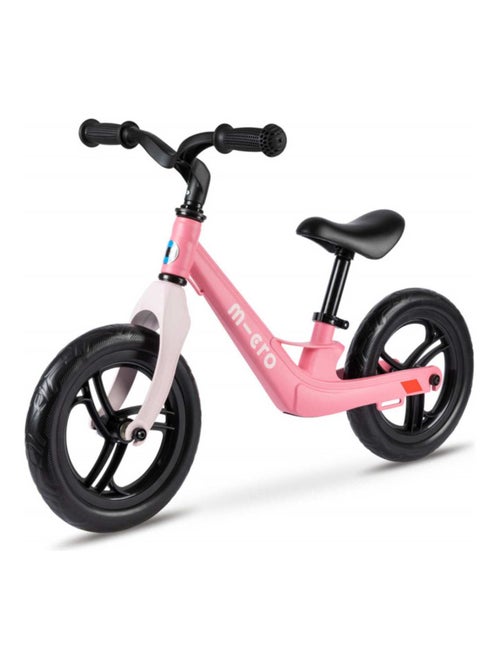 Draisienne 'micro' Balance Bike Lite Rose Pâle - Cadre Magnesium Et Roues Eva - Kiabi