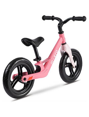 Draisienne 'Micro' Balance Bike Lite Rose Pâle - Cadre magnesium et Roues EVA