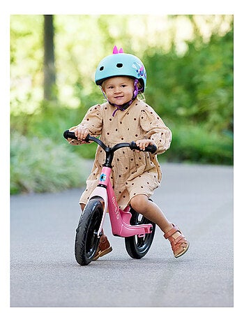 Draisienne 'Micro' Balance Bike Lite Rose Pâle - Cadre magnesium et Roues EVA