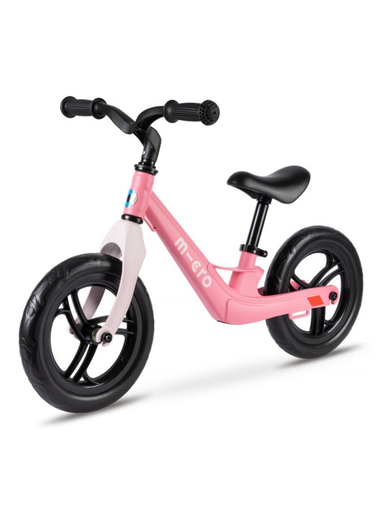 Draisienne 'Micro' Balance Bike Lite Rose Pâle - Cadre magnesium et Roues EVA Orange - Kiabi