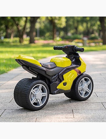 Draisienne moto de course larges roues effets sonores
