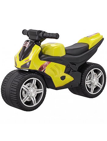 Draisienne moto de course larges roues effets sonores