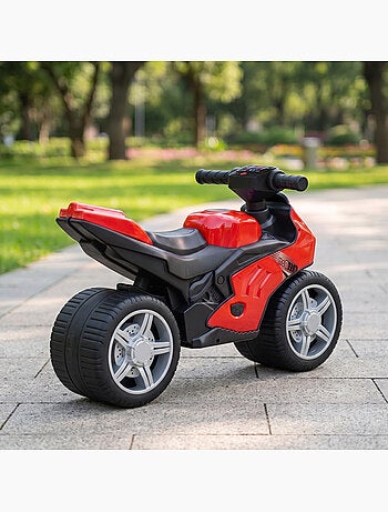 Draisienne moto de course larges roues effets sonores