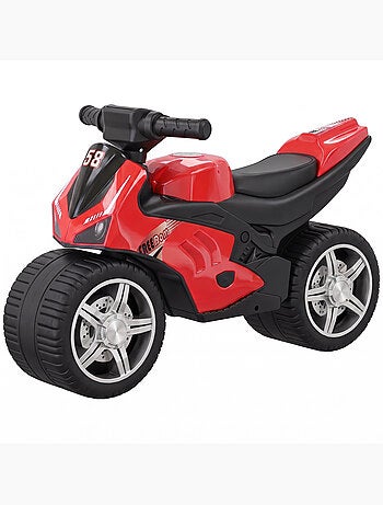 Draisienne moto de course larges roues effets sonores